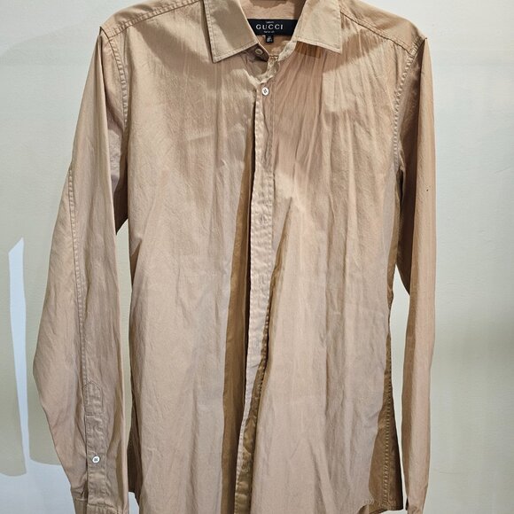 Gucci Men's Long Sleeve Button-Up Shirt - Picture 2 of 6